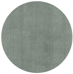 8' Round  Polyester Slate Area Rug