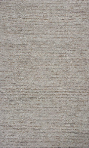 5' X 7'  Natural Wool Boucle Berber Style Area Rug