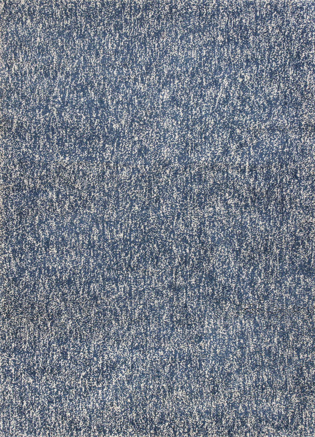 8' X 10' Polyester Indigo Or  Ivory  Heather Area Rug - 99fab 