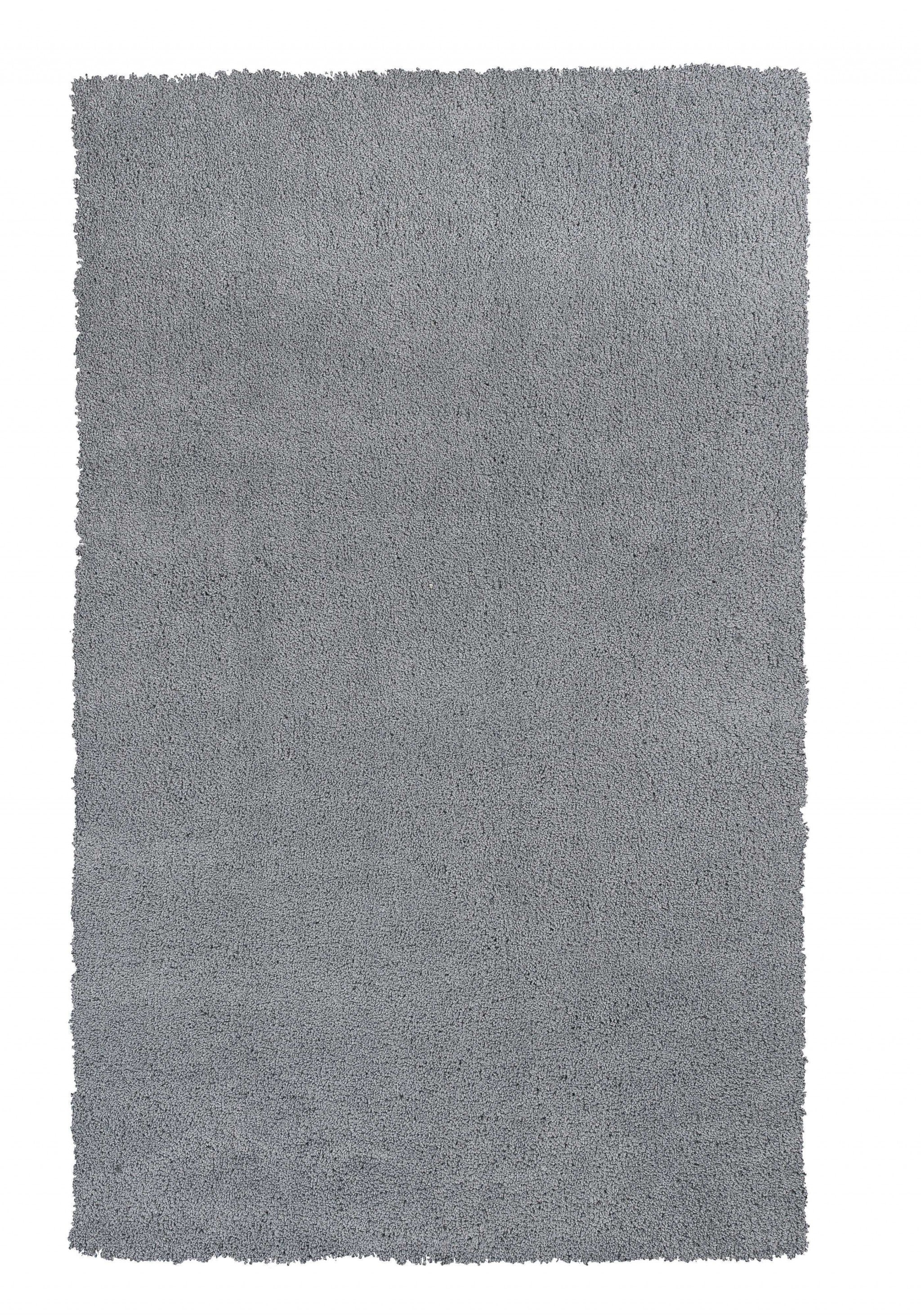 8'X10' Grey Indoor Shag Rug