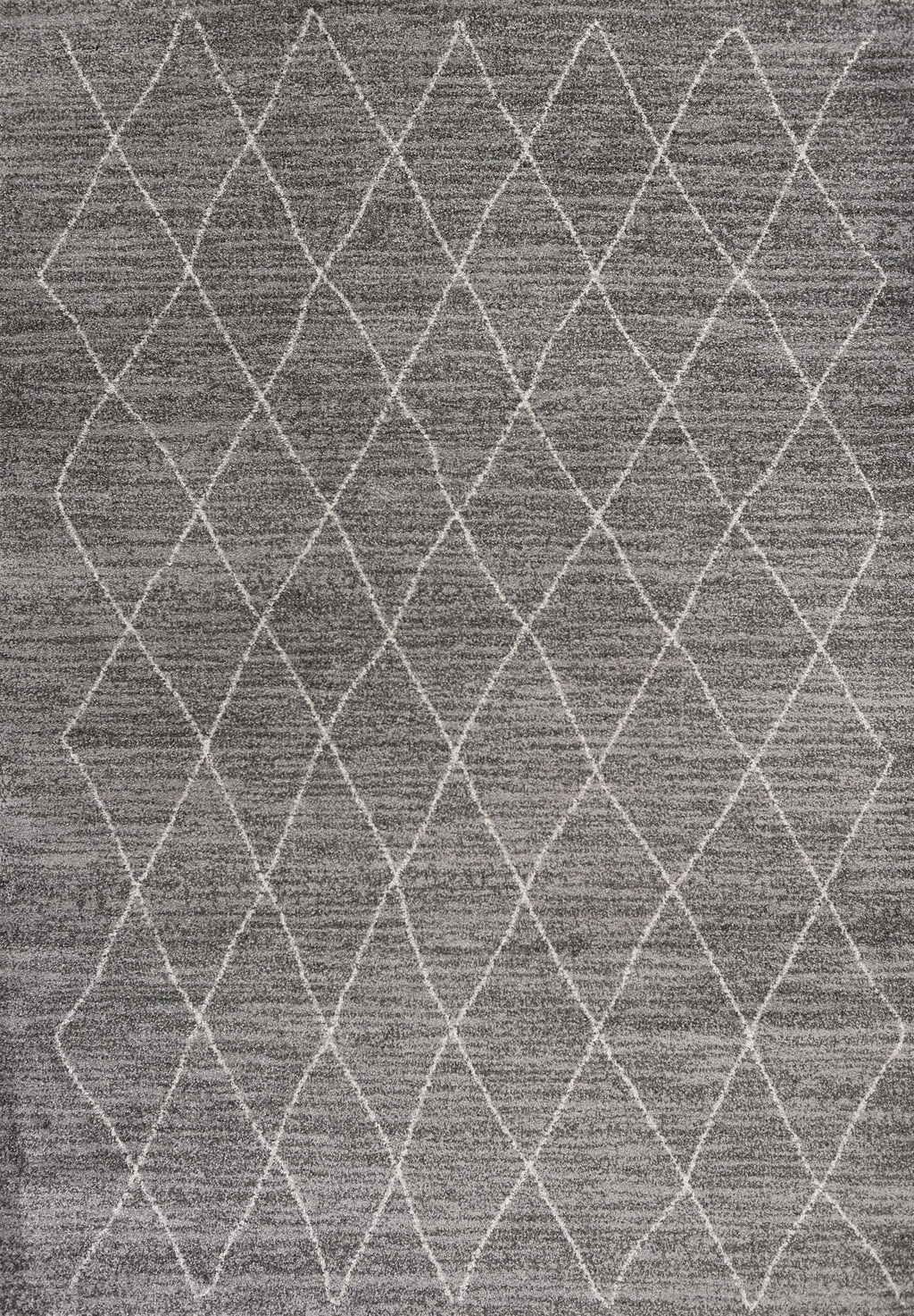 8'X11' Grey Machine Woven Geometric Indoor Area Rug - 99fab 