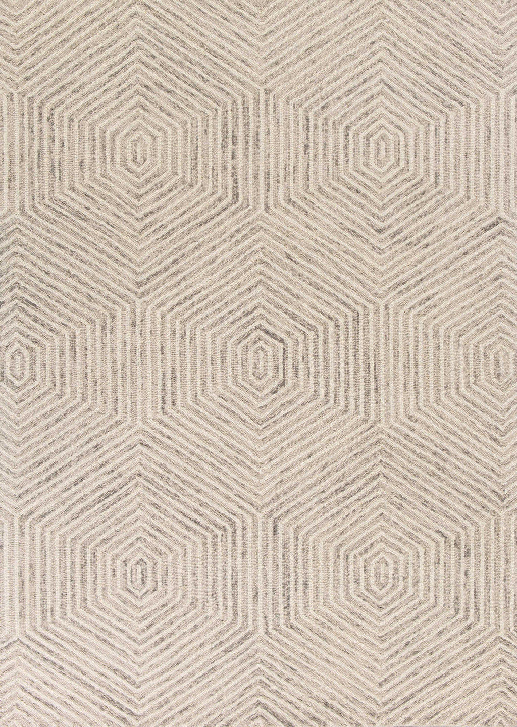 8' X 10'  Wool Ivory  Area Rug - 99fab 