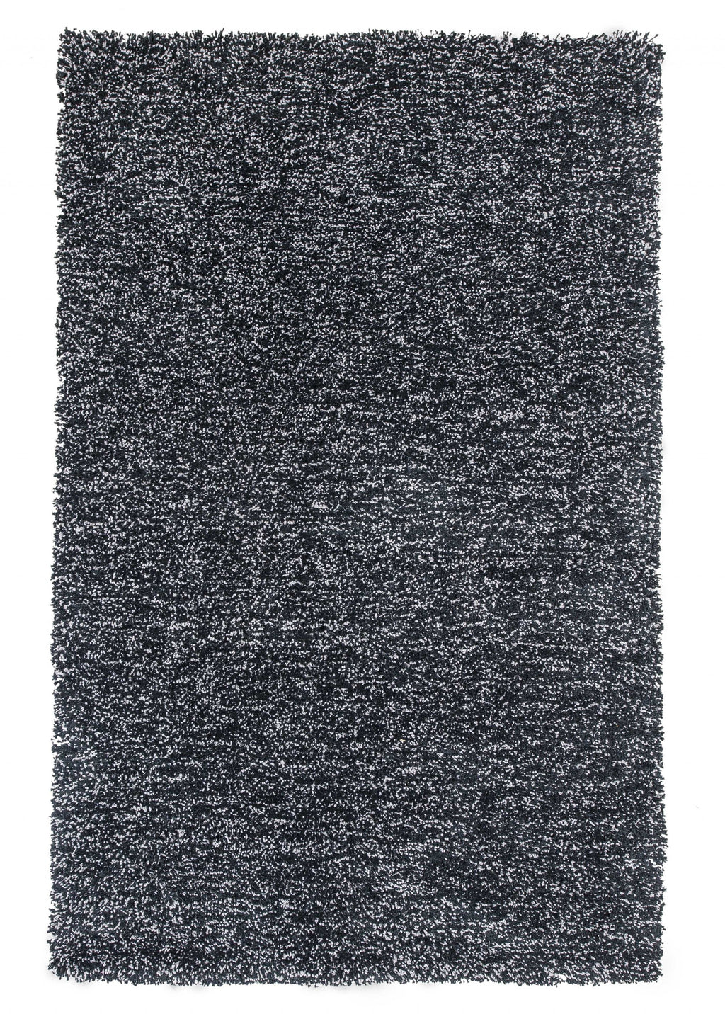 8' X 11'  Black Heather Shag Area Rug - 99fab 