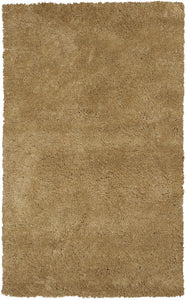 8'X11' Gold Indoor Shag Rug