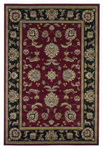 9' X 13'  Polypropylene Red Or  Black Area Rug