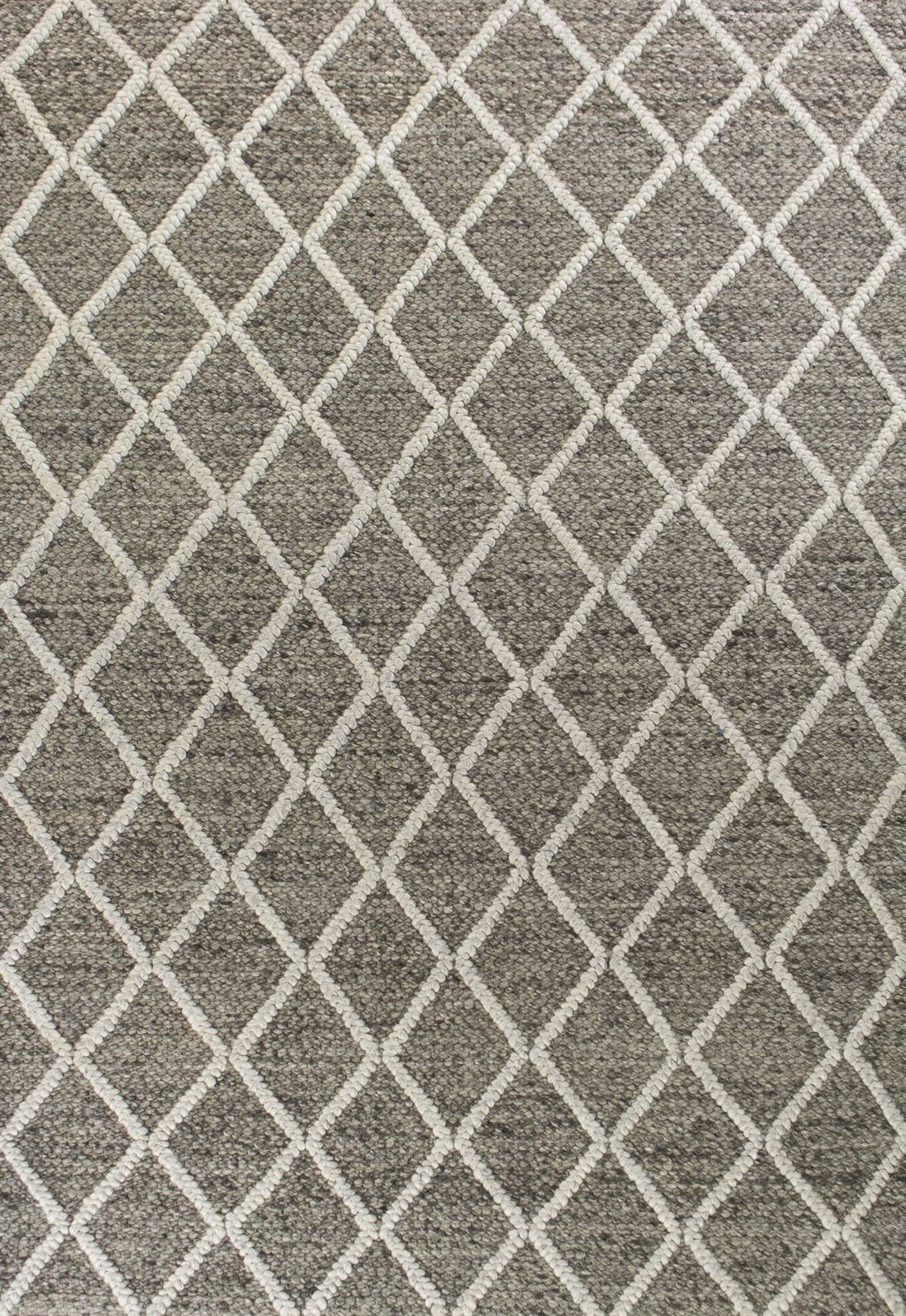 9' X 13' Wool Dark Grey Area Rug - 99fab 