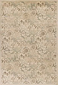 5' X 8' Ivory Vintage Area Rug