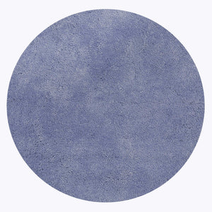 6' Purple Round Indoor Shag Rug