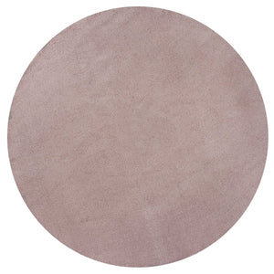 6' Rose Pink Round Indoor Shag Rug