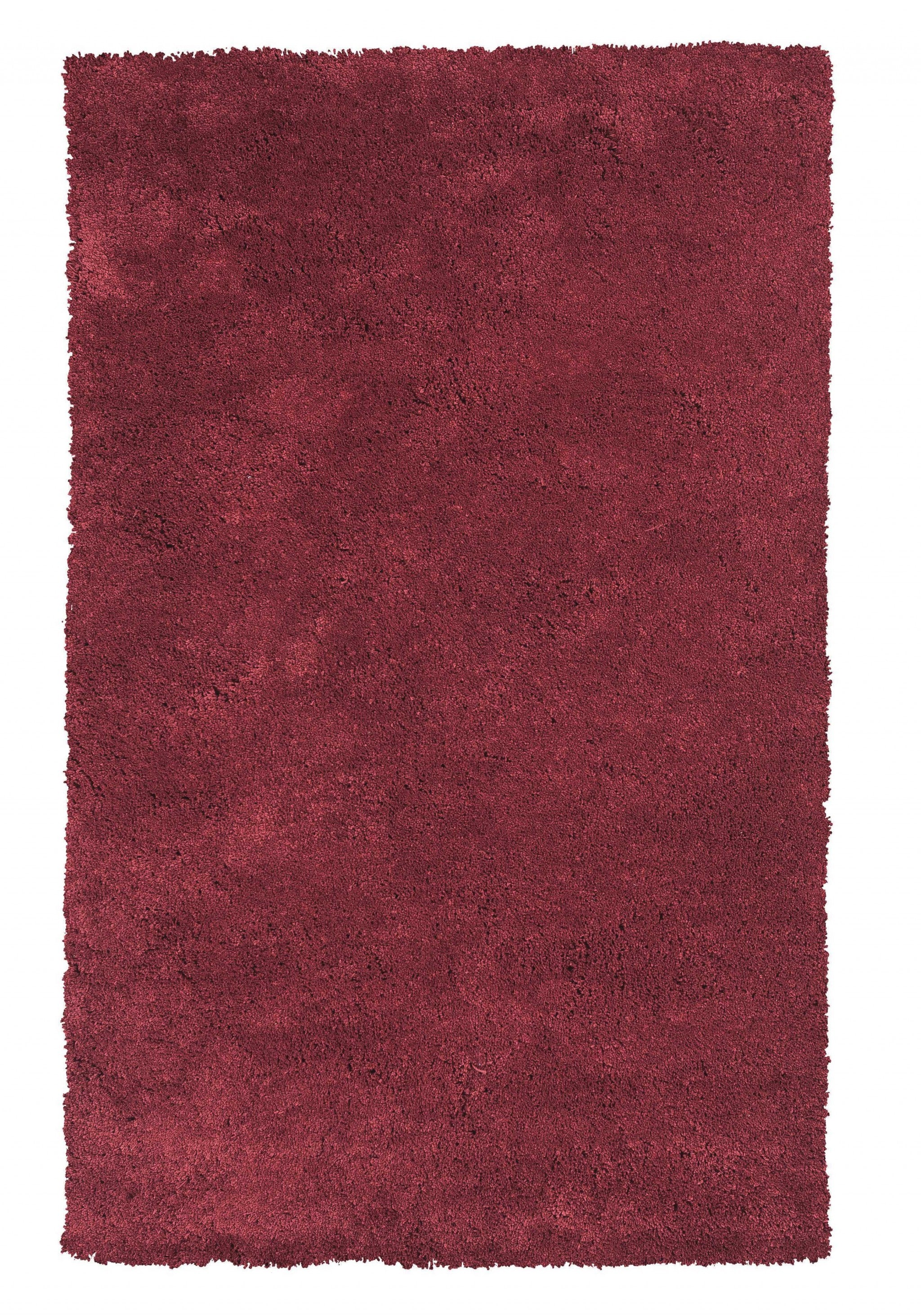 5'X7' Red Indoor Shag Rug