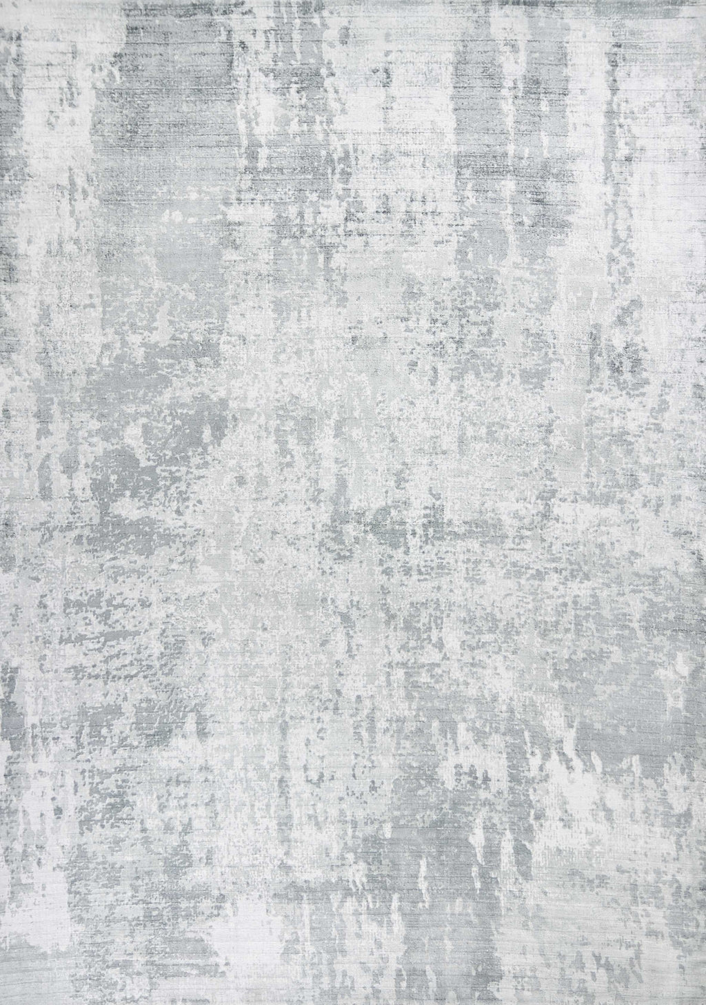 3'X5' Dew Grey Hand Loomed Abstract Brushstroke Indoor Area Rug - 99fab 