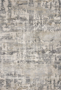 5' X 8' Natural Abstract Brushstrokes Indoor Area Rug