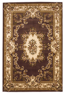 2' X 3' Polypropylene Plum Or Ivory Accent Rug