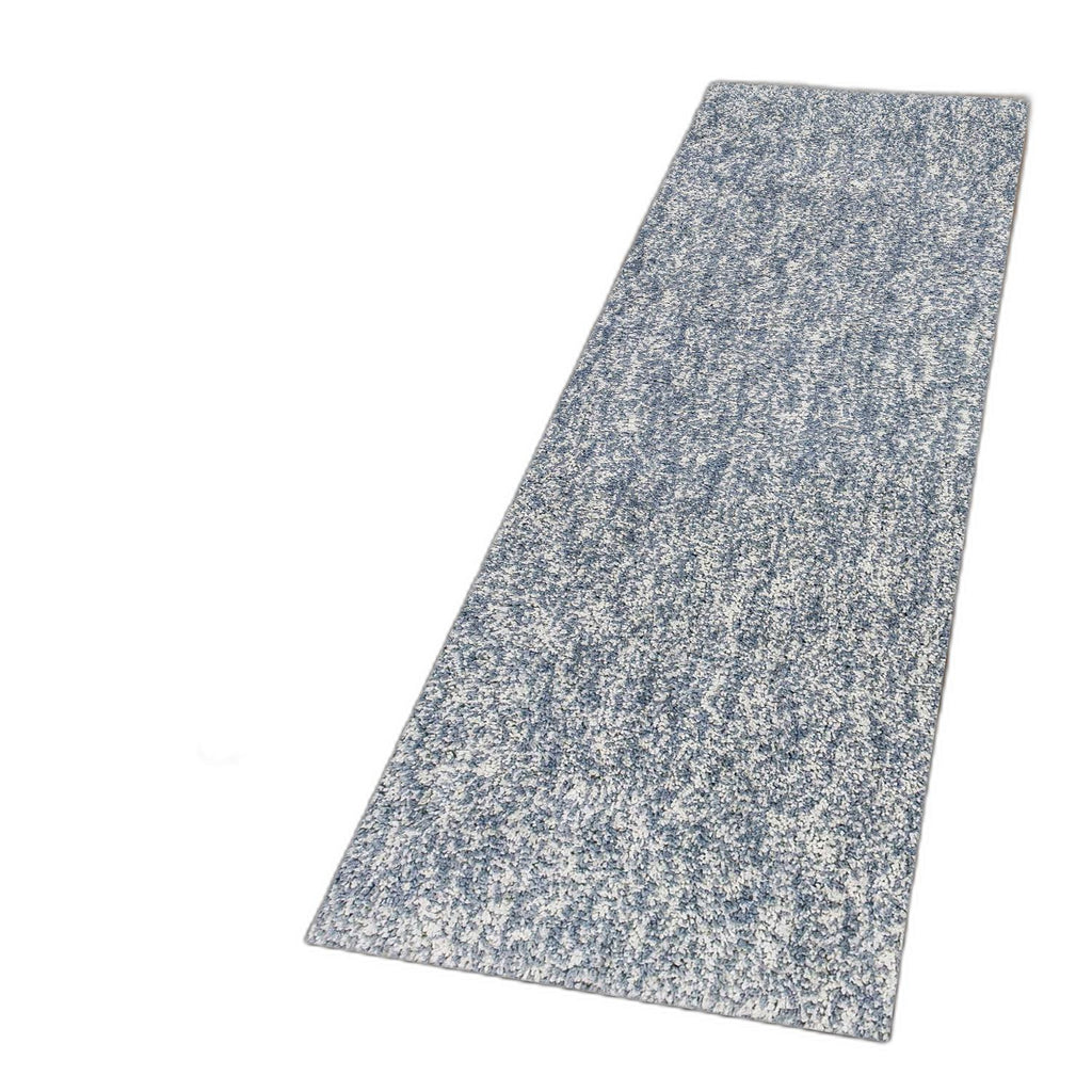 8' Slate Heather Plain Runner Rug - 99fab 