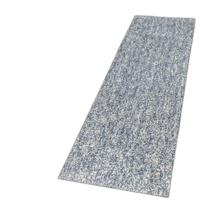 8' Slate Heather Plain Runner Rug