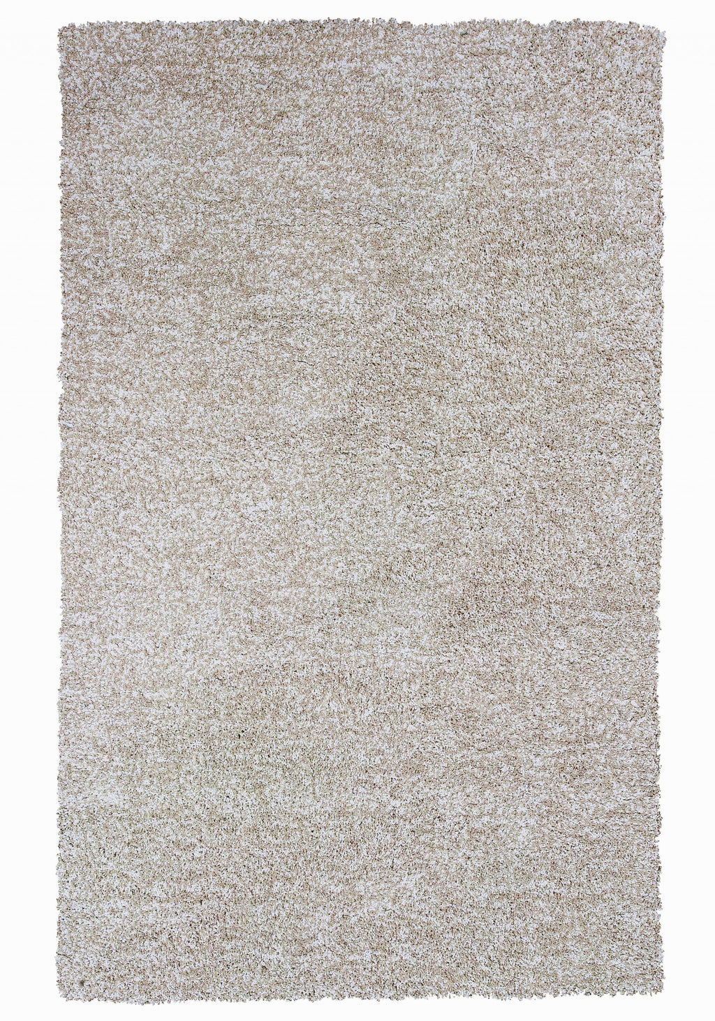 3' X 5' Ivory Heather Plain Area Rug - 99fab 