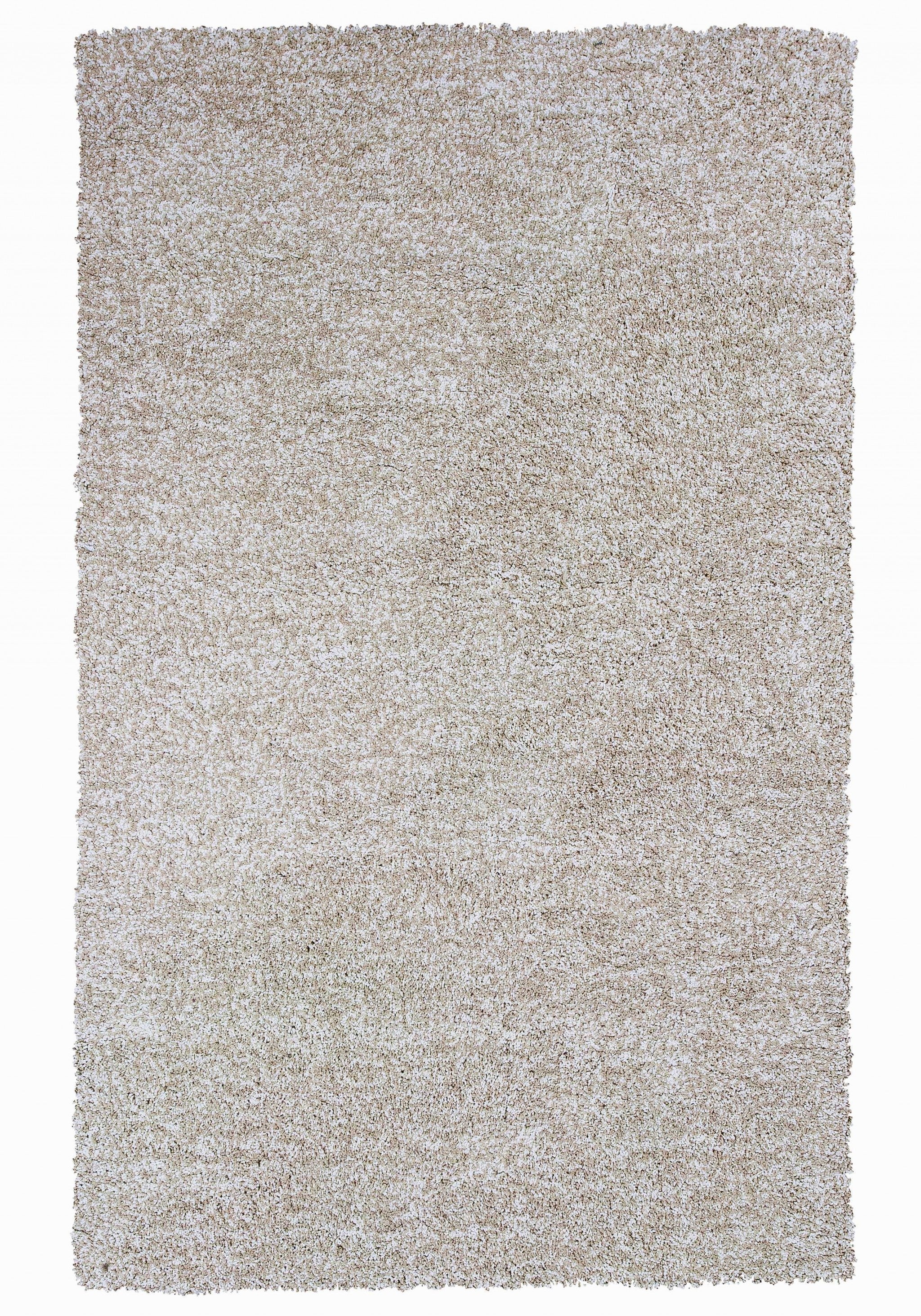 3' X 5' Ivory Heather Plain Area Rug