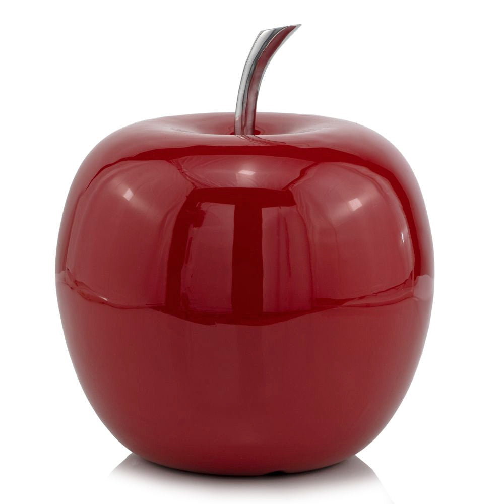 Buffed Red Extra Large Apple Sculpture