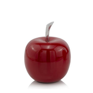 4.5" X 4.5" X 6" Buffed And Red Small Apple