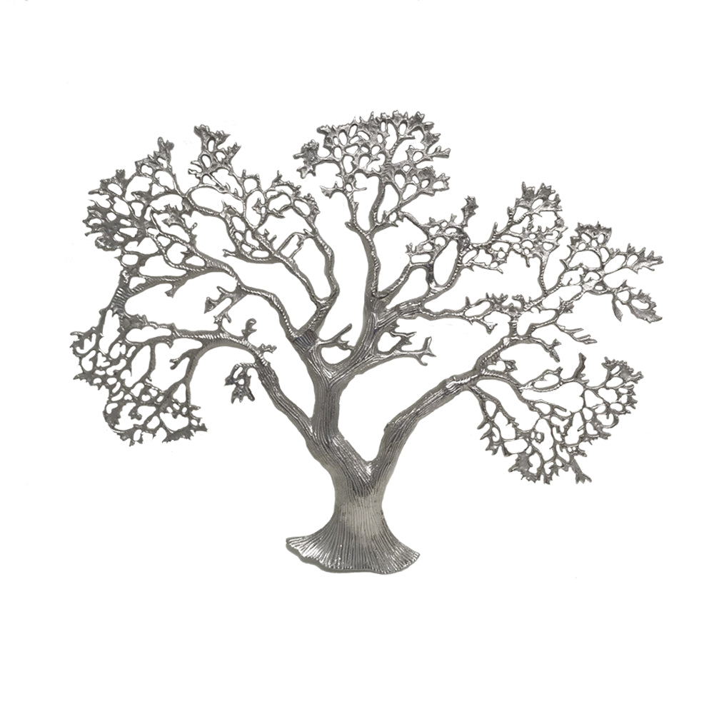 Silver Tree Wall Sculpture - 99fab 