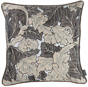 Brown Maple Leaf Decorative Throw Pillow Cover