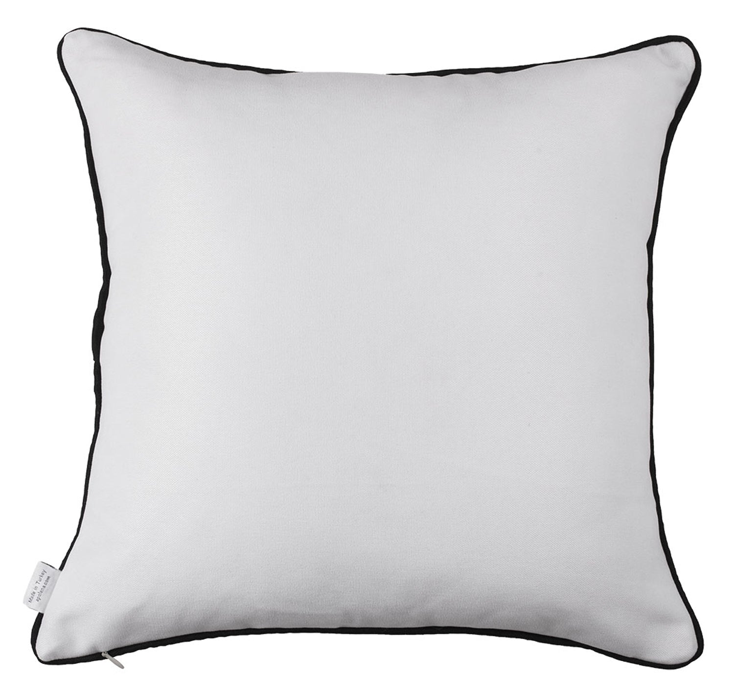 Black And White Happy Just Do Your Best Throw Pillow Cove