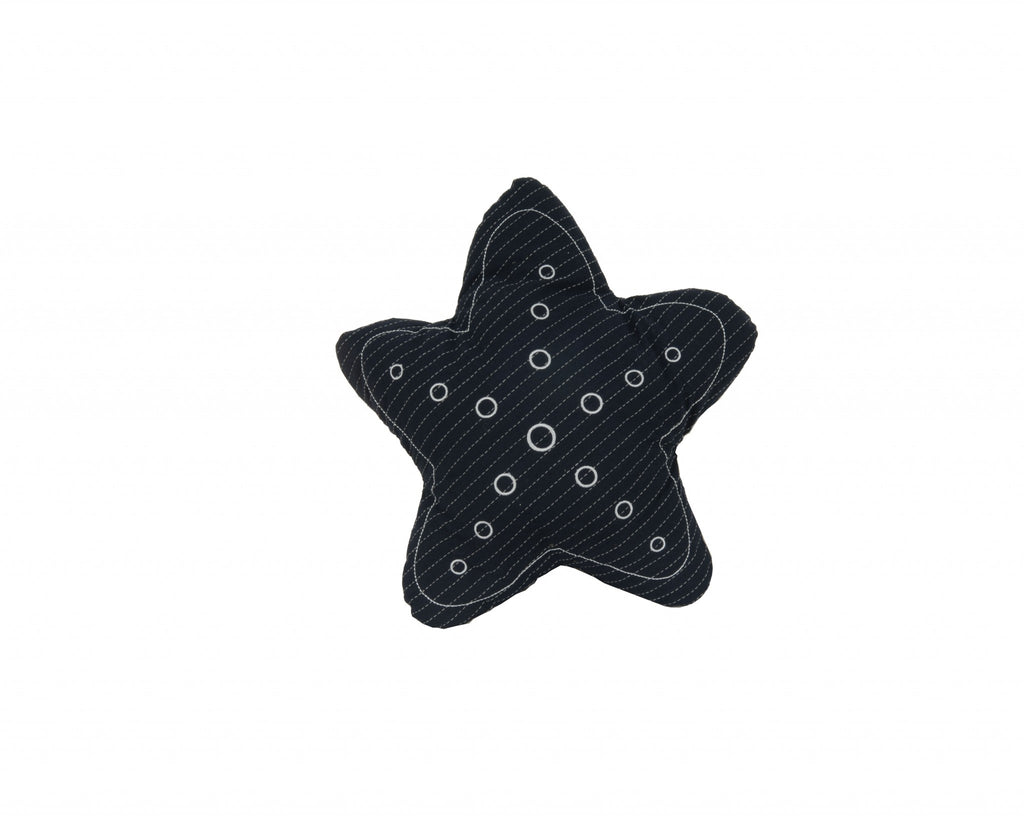 Blue With White 3D Shape Star Pillow - 99fab 