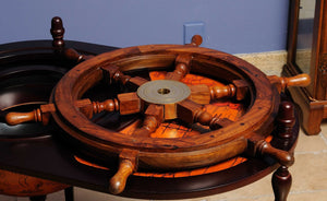 36" x 36" x 2" Ship Wheel