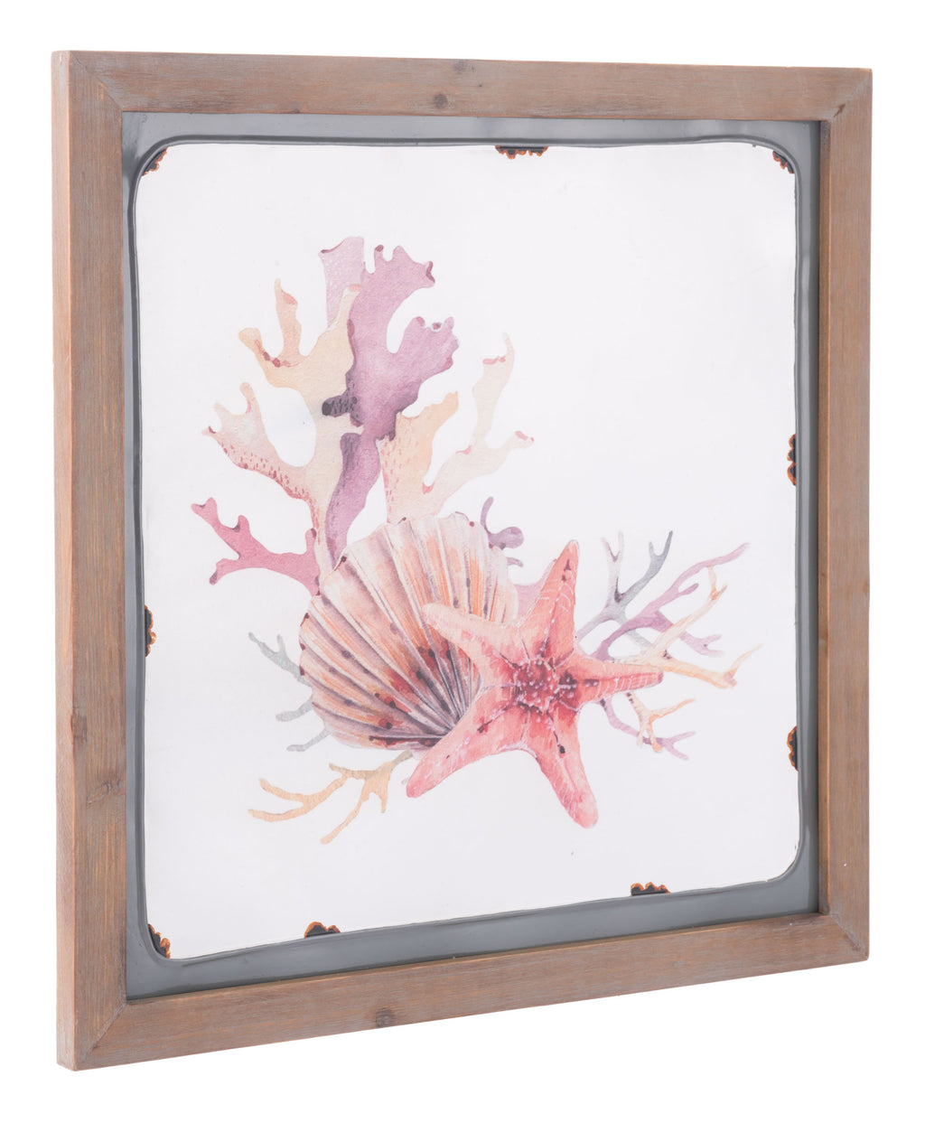 Casual Coastal Scallop Shell and Starfish Wall Art - 99fab 