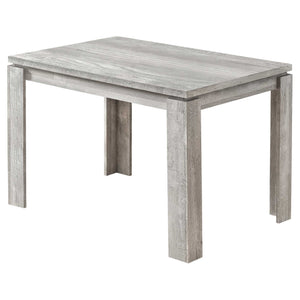 48" X 32" X 30.5 " Grey Reclaimed Wood-Look Dining Table