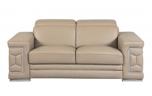 160" X 82" X 66" Beige  Sofa Love