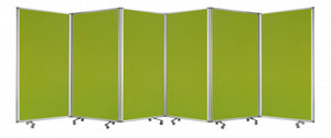 212 X 1 X 71 Metal Grey 6 Panel Screen