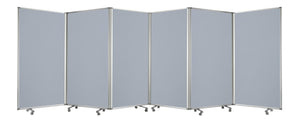 212 X 1 X 71 Metal Grey 6 Panel Screen