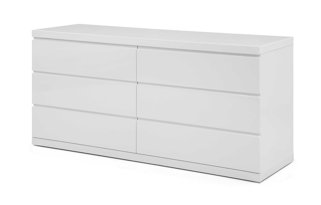 63 X 20 X 30 White Double Dresser - 99fab 