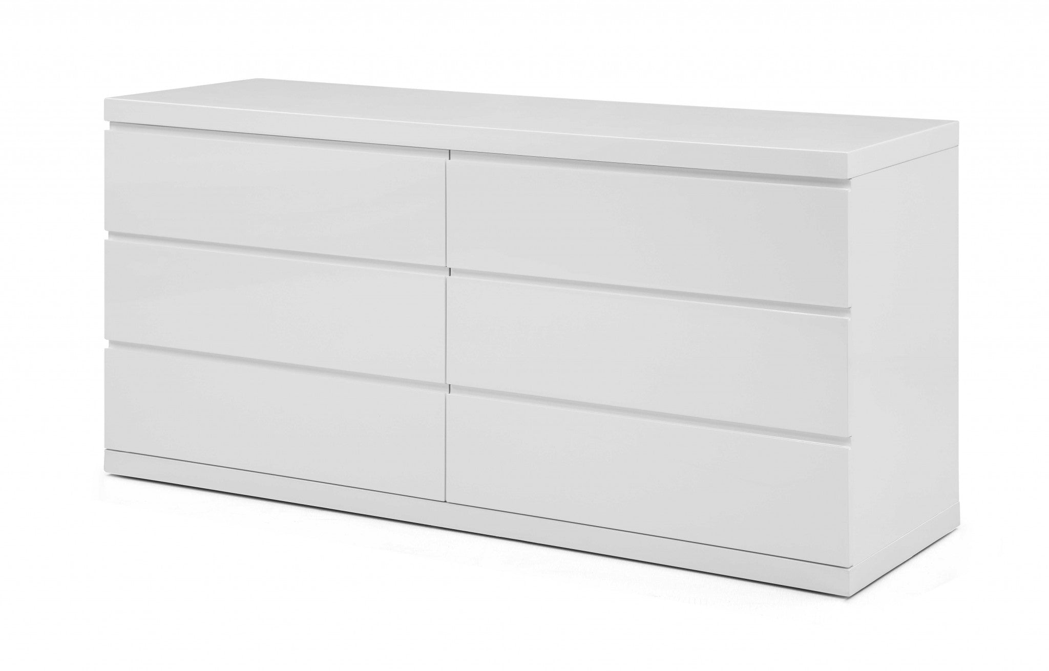 63 X 20 X 30 White Double Dresser