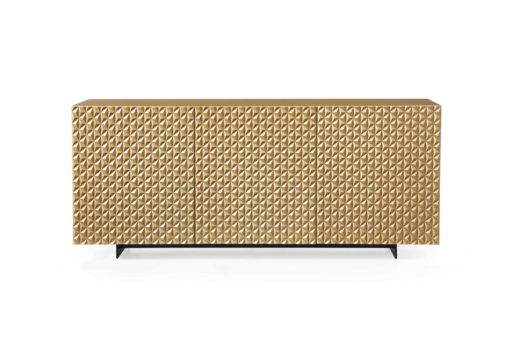 70.5 X 19.5 X 30 Gold Buffet - 99fab 