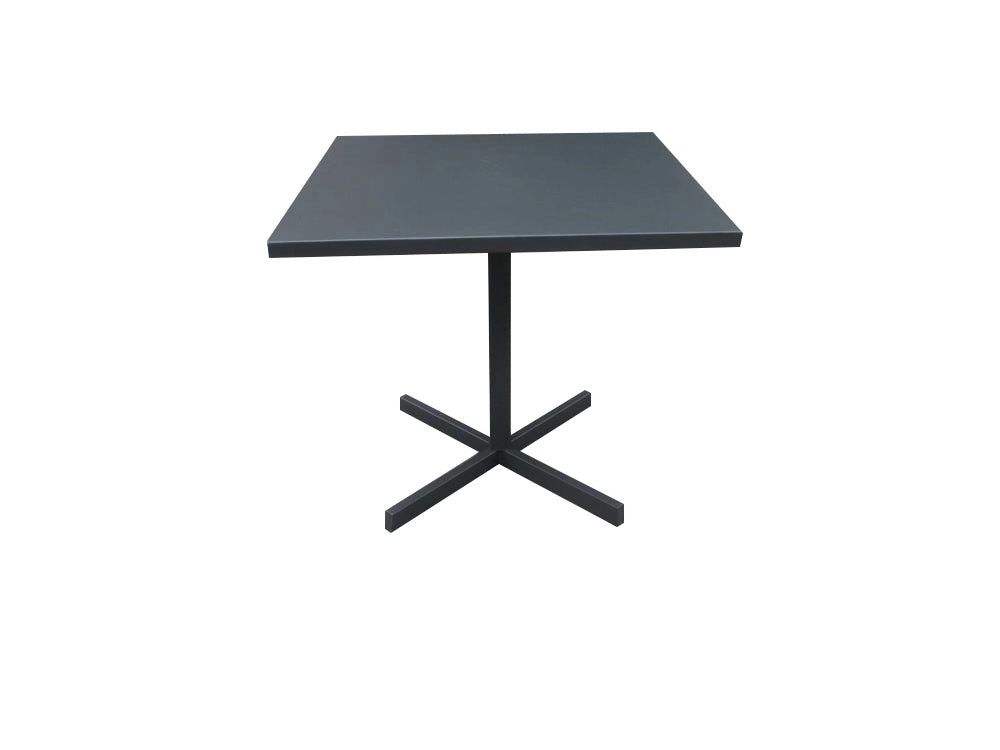 32 X 32 X 29 Grey Steel Dining Table - 99fab 