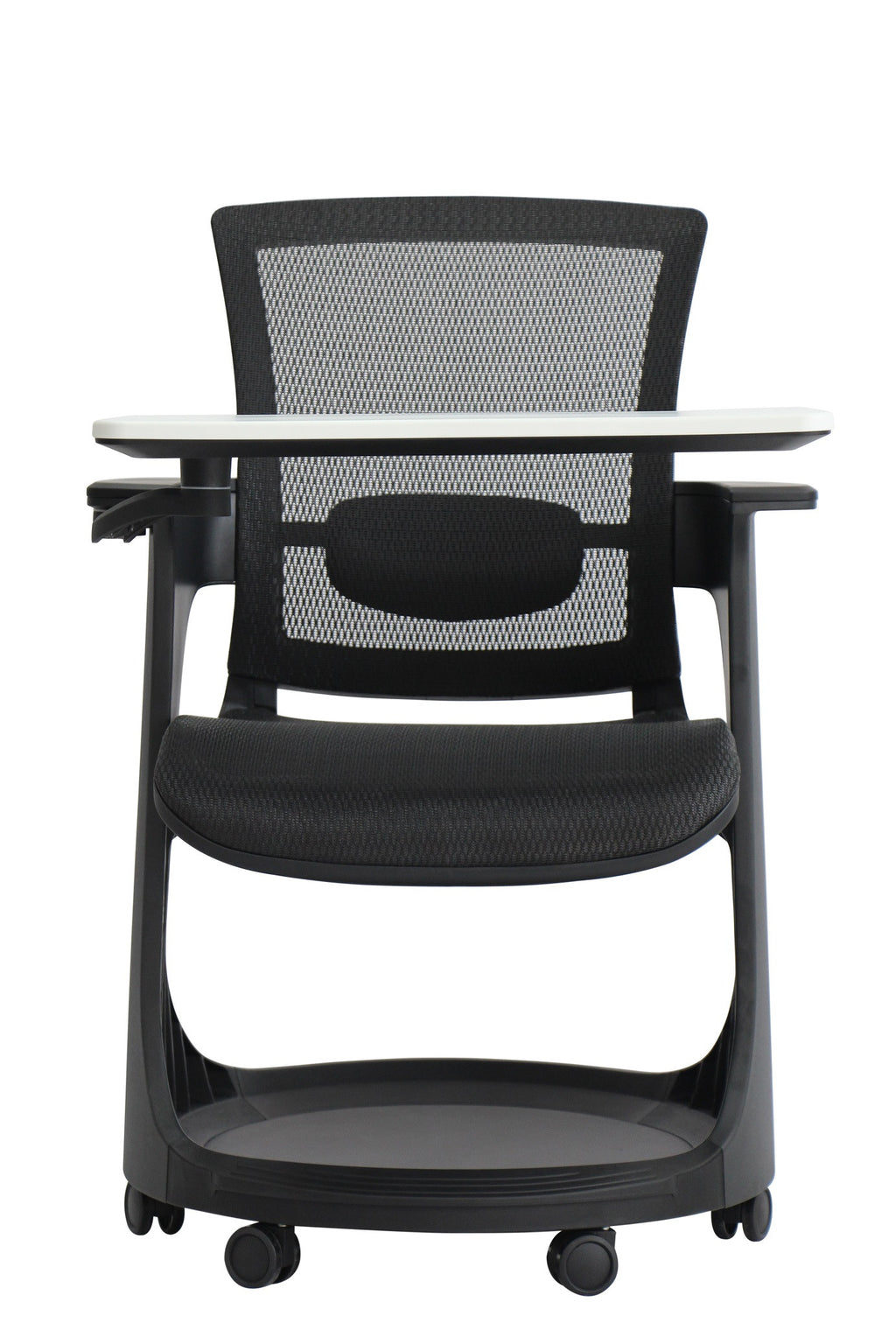 Black Mesh Seat Swivel Adjustable Task Chair Mesh Back Plastic Frame - 99fab 