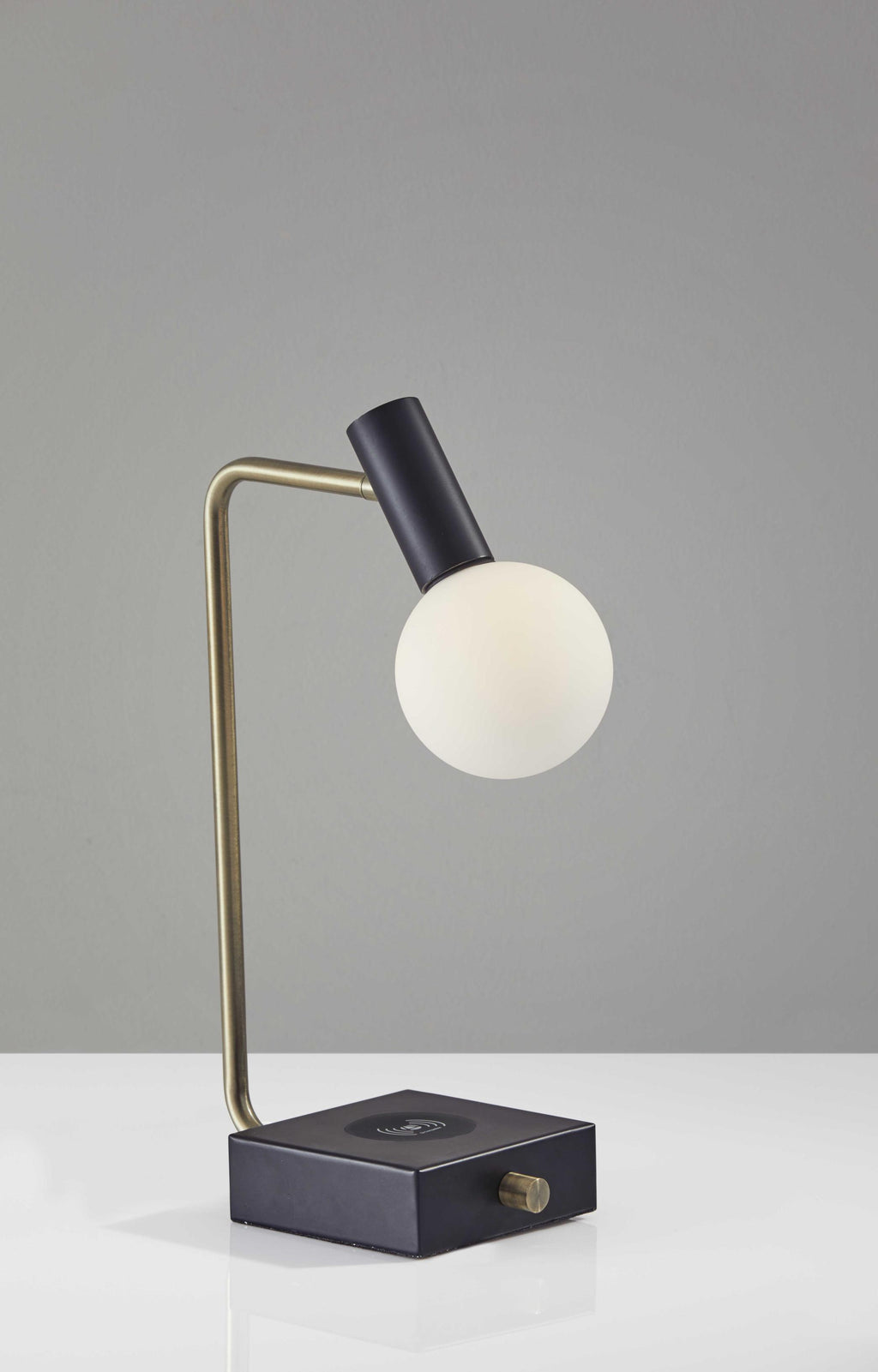 Retro White Globe Led Desk Lamp - 99fab 