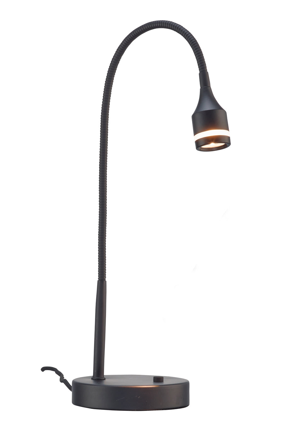 Brushed Steel Metal Led Adjustable Desk Lamp