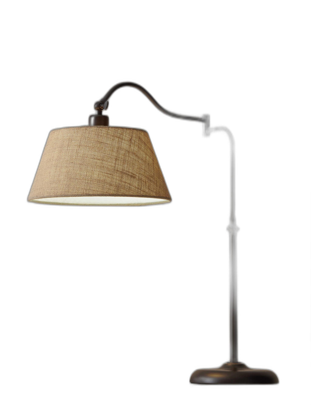 Dark Bronze Metal Swing Arm Adjustable Table Lamp - 99fab 