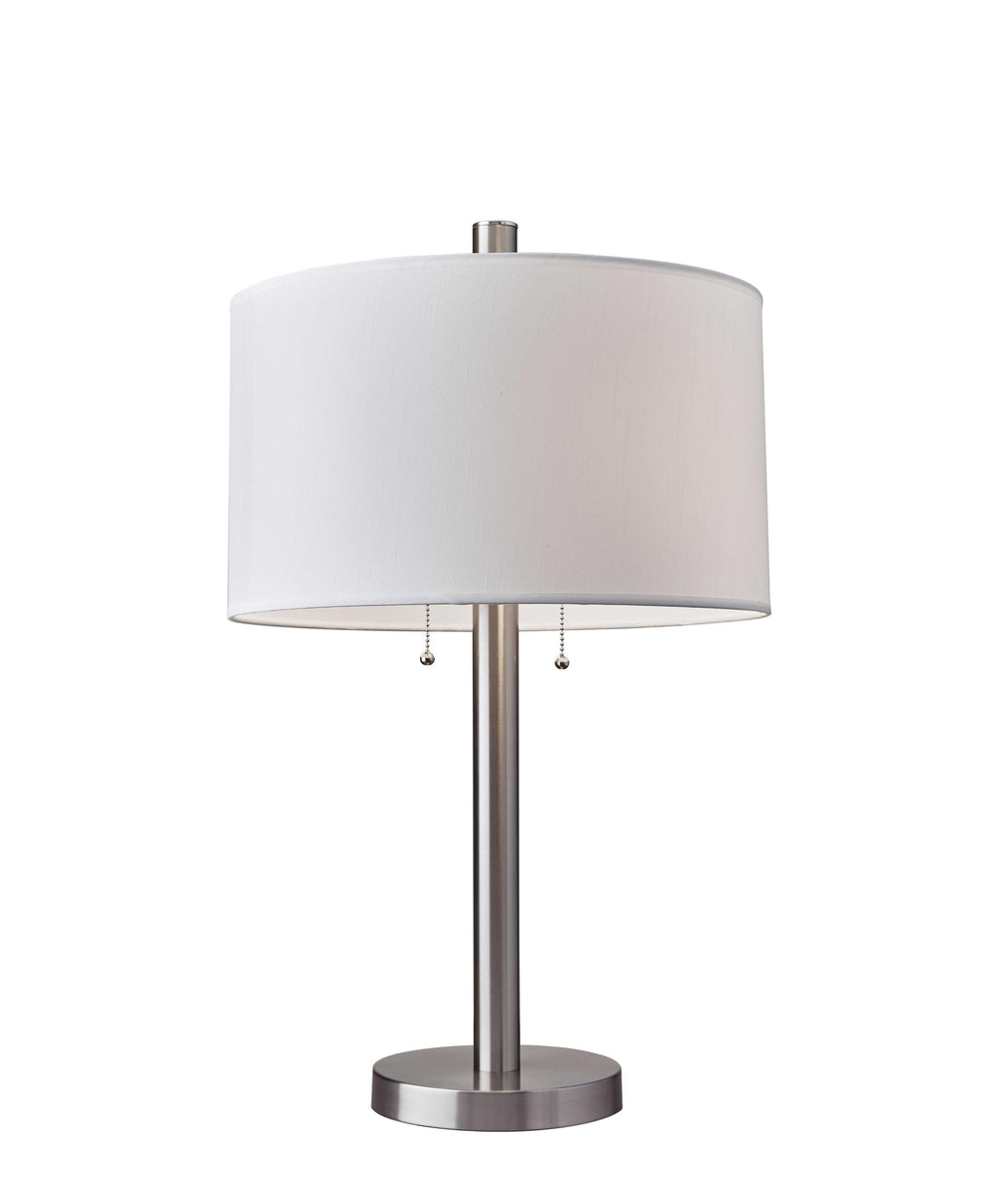 Classic Brushed Steel Metal Table Lamp - 99fab 