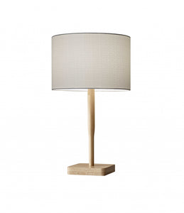 Cozy Cabin Natural Wood Table Lamp