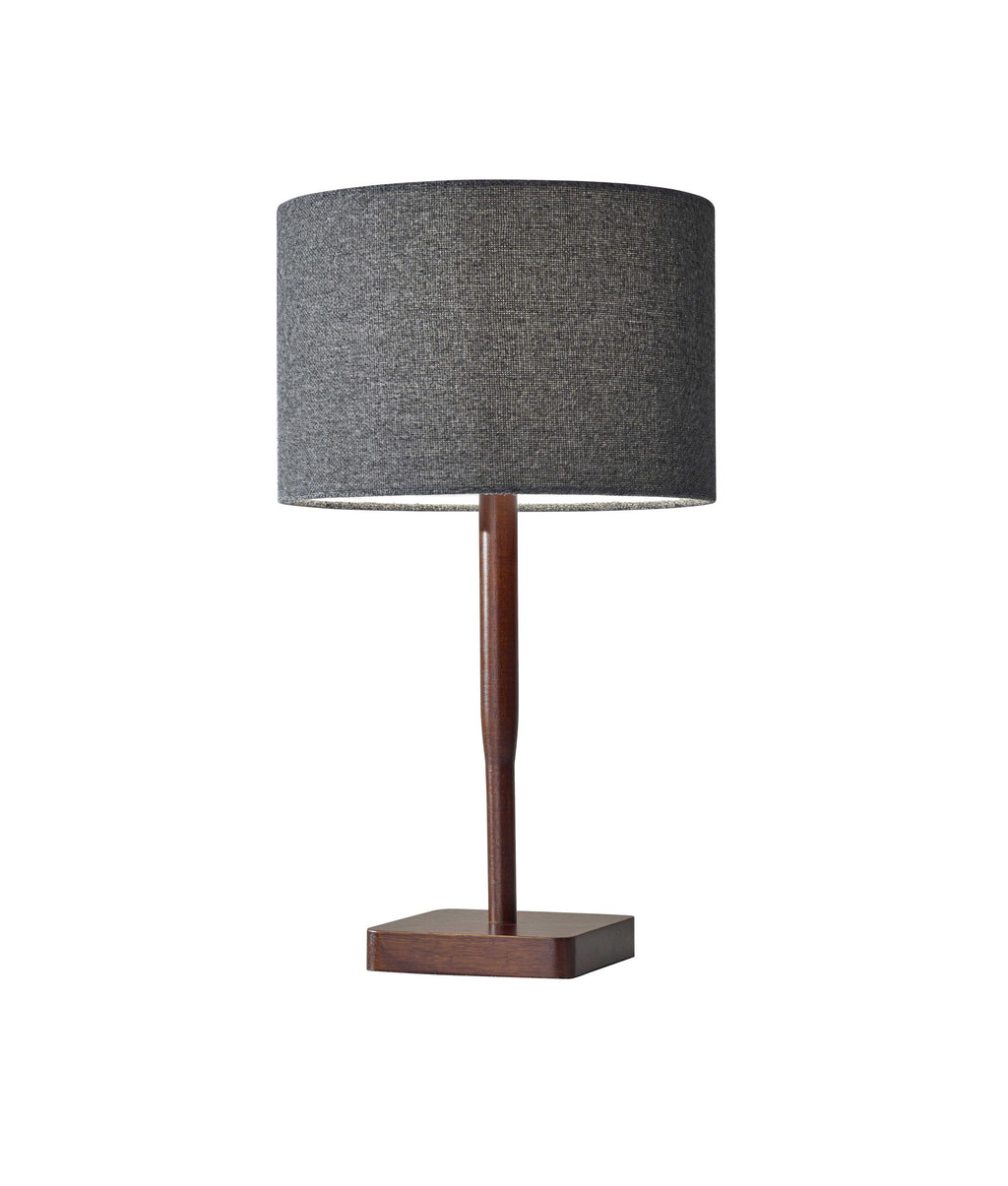 Cozy Cabin Walnut Wood Finish Table Lamp - 99fab 