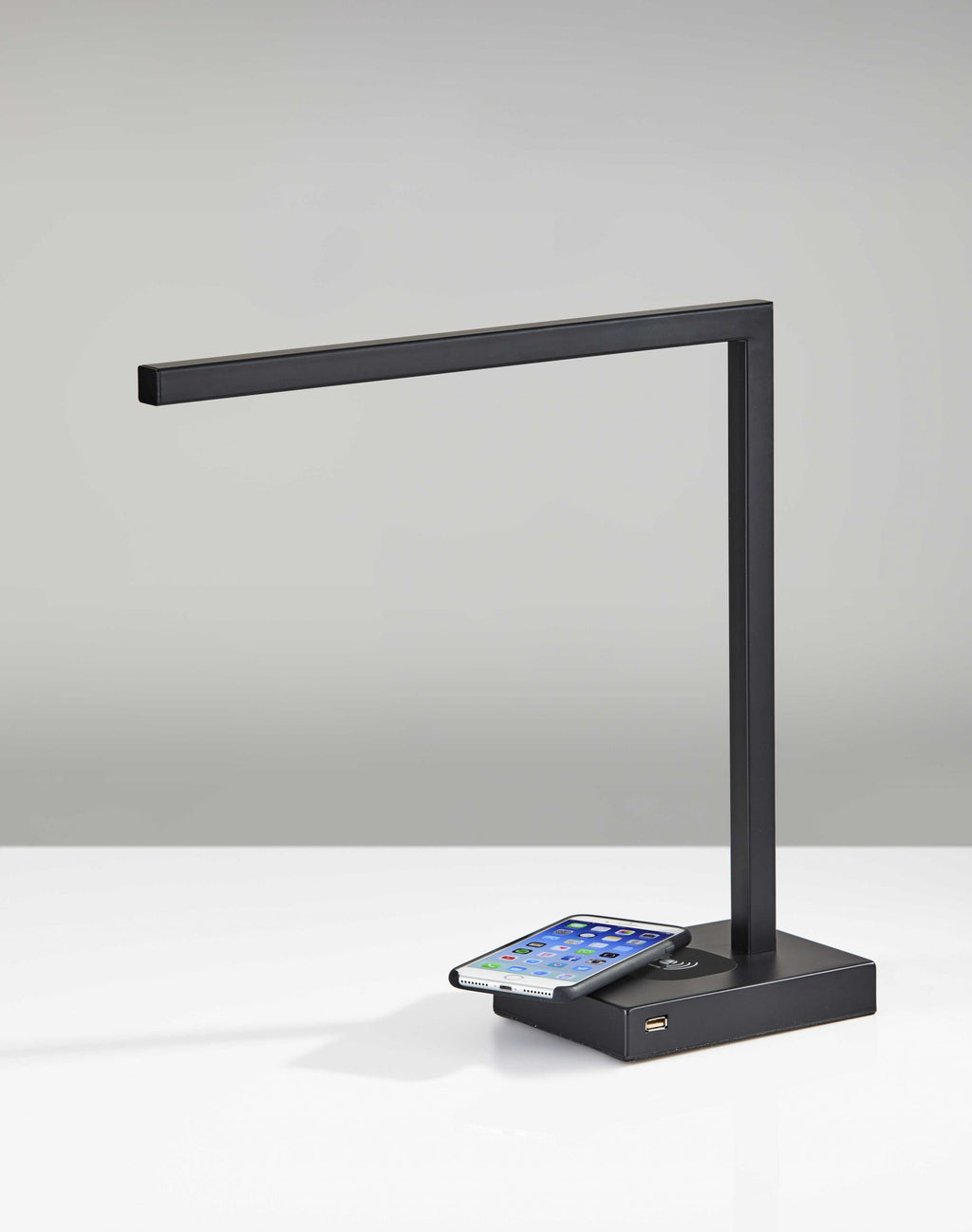 Slender Bar Black Metal Led Charging Desk Light - 99fab 