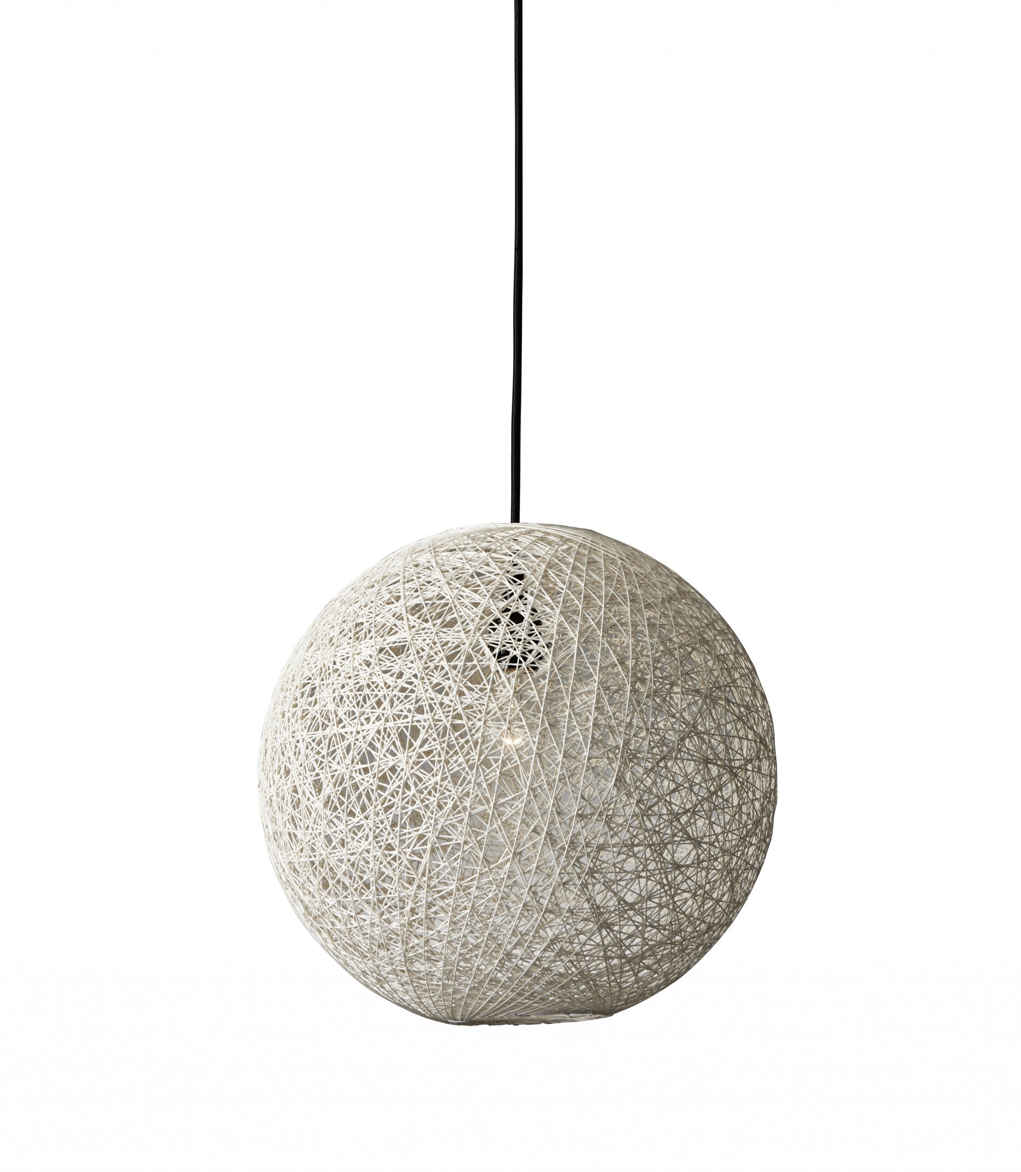 Groovy Rattan String Shade Large Pendant Light