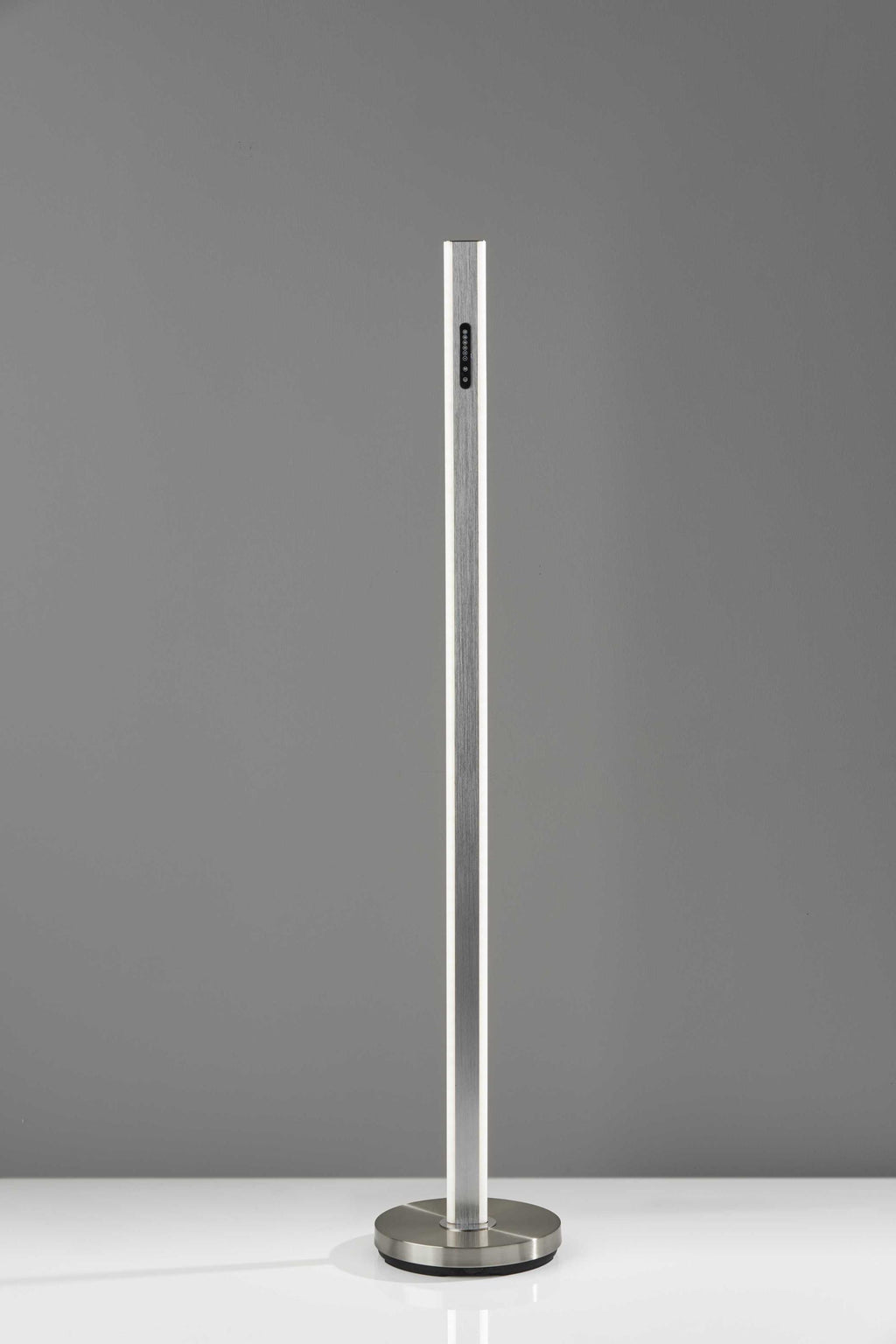 Five Color Glow Stick Floor Lamp In Brushed Steel - 99fab 