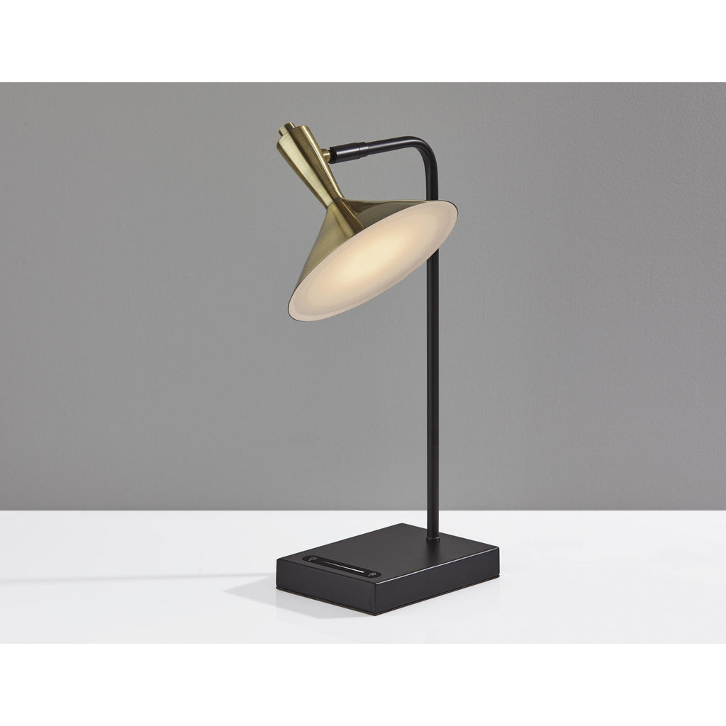 Brass Spotlight Black Metal Led Desk Lamp - 99fab 