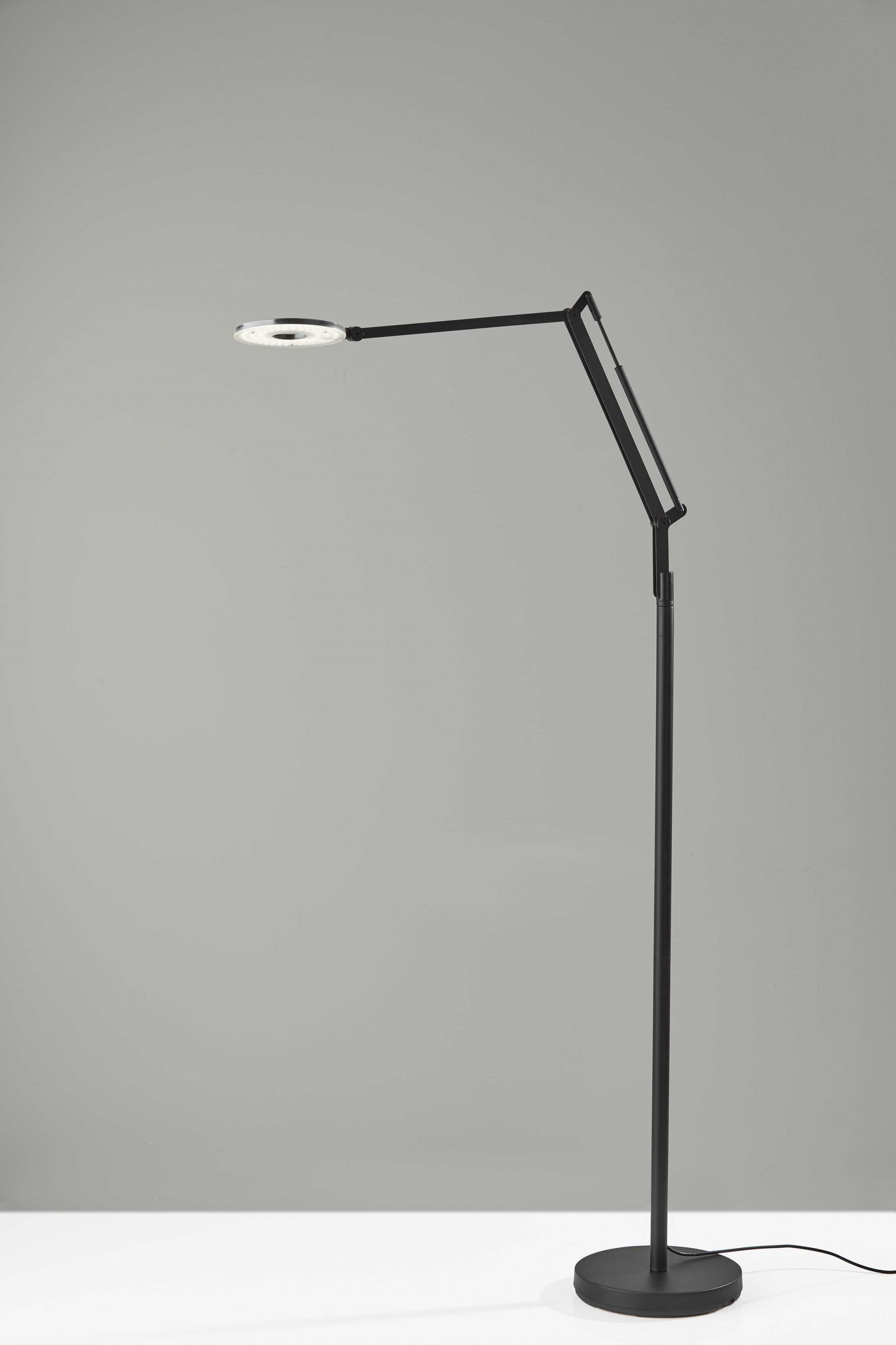 67" Black Task Floor Lamp