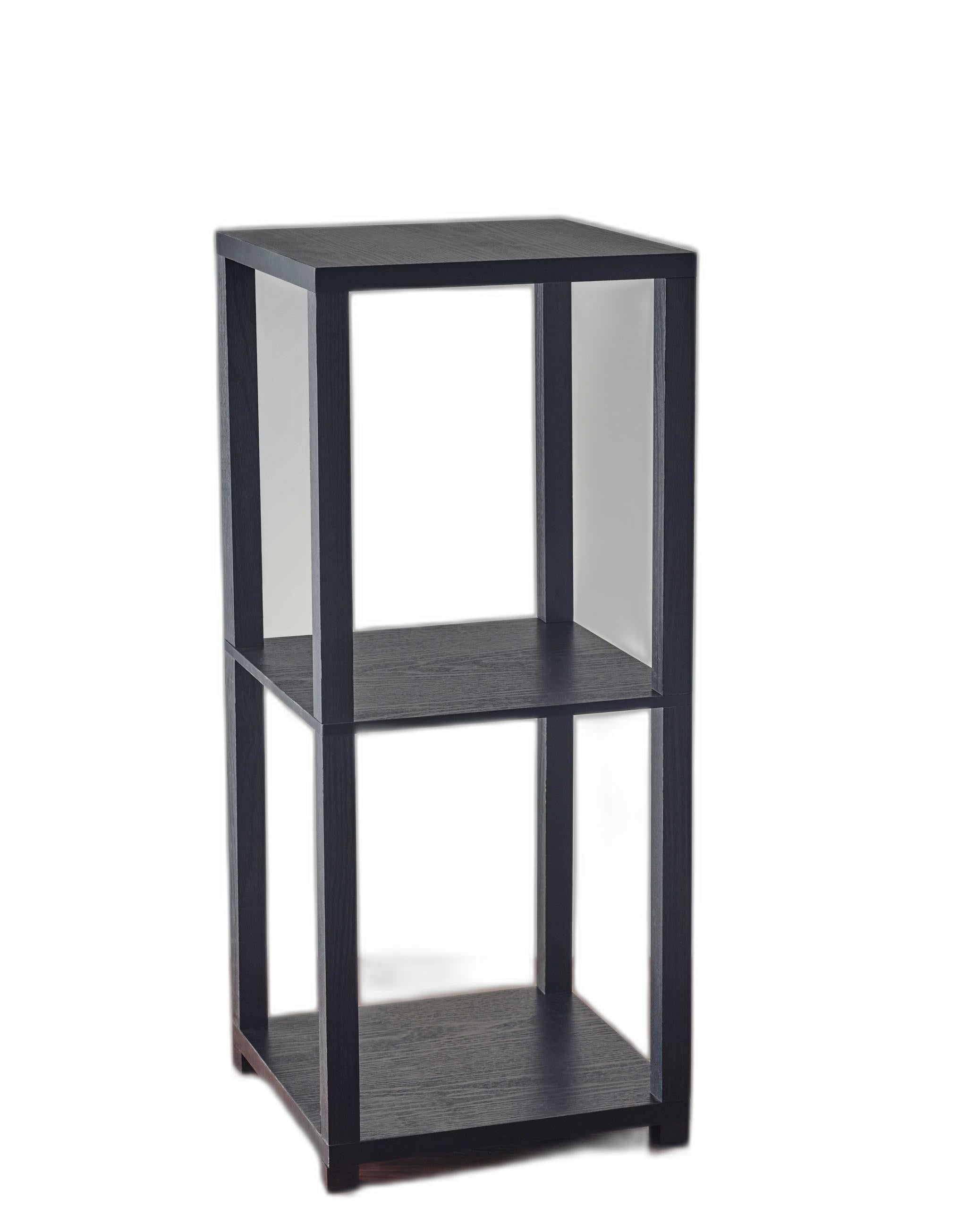 28" H Basic Black Book Case End Table